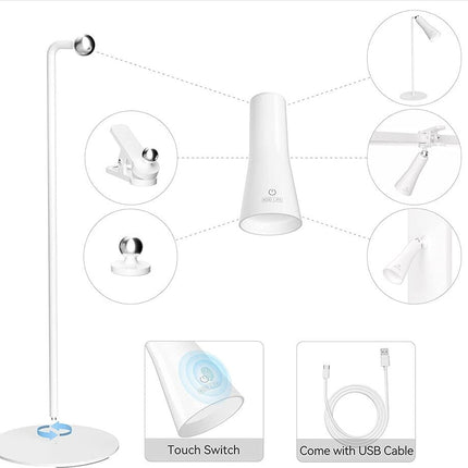 Shiny Orbit Rechargeable Rotating Desk Lamp