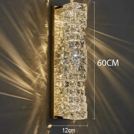 Icefall Crystal American Wall Lamp
