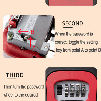 Portable Password Key Storage Box