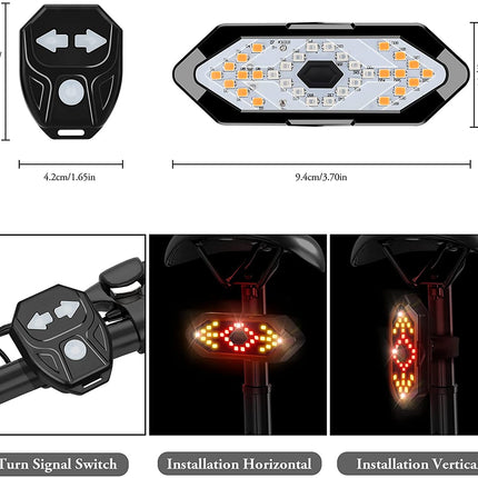 LED Wireless Bike Turn Signal