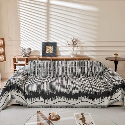 Geometric Lines Sofa Throw Cover Blanket