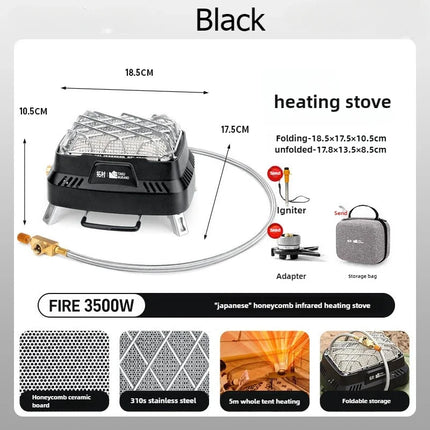 Portable Nomad Camping Stove Multi-Purpose Heater