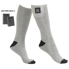 Grey heated socks