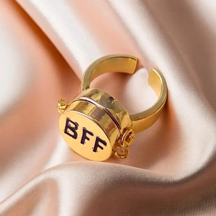 Couple Rotating Magnetic BFF Rings