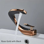 rose gold black