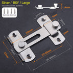 Silver Large Flat