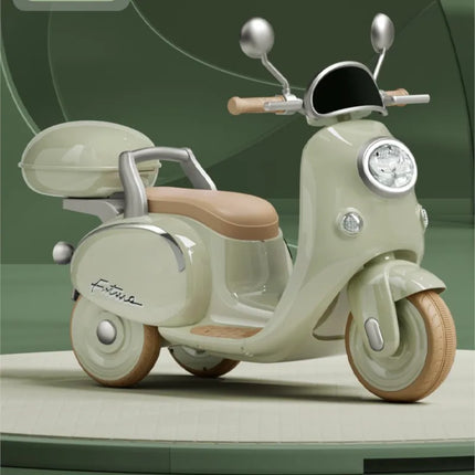 Mini Retro Three-Wheel Electric Kids Motorbike