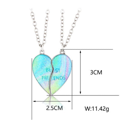 Magnetic Lovely Couples Pendant Necklace