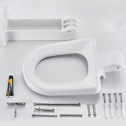 Comfortable Sit Foldable Easy Squat Toilet Seat Holder
