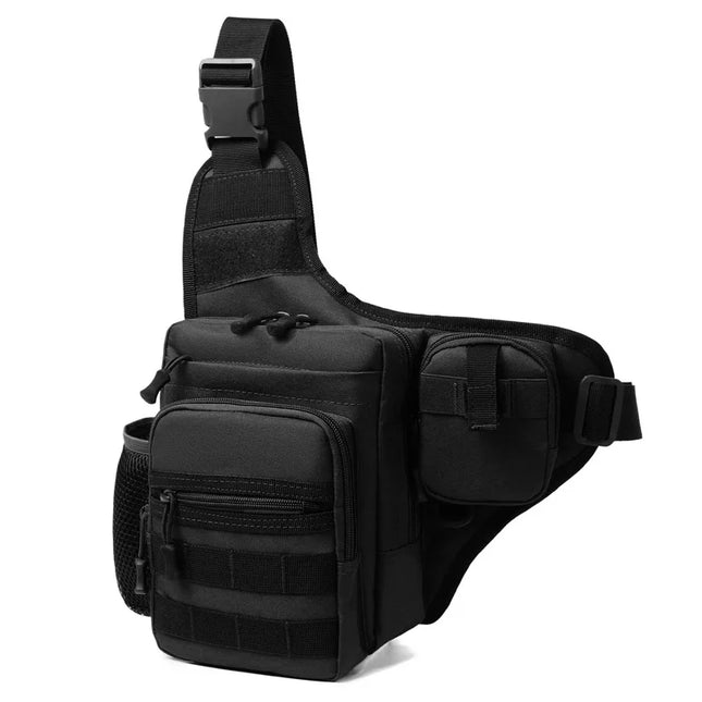 Multi-Pocket Crossbody Compact Hiking Chest Bag