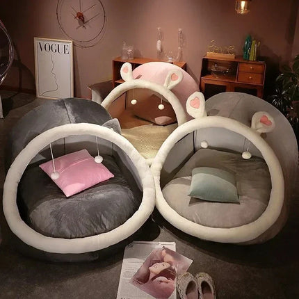 Rabbit Nest Comfy Plush Lazy House Tent