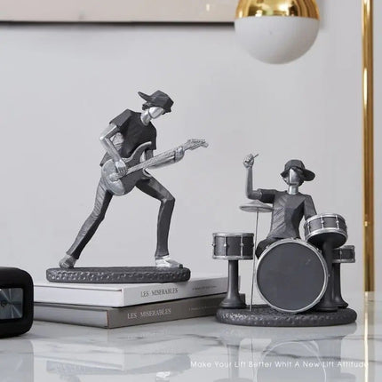 Abstract Rock'n Roll Resin Home Decor