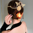 Gourd coin hairpin