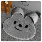 bath mat-gray