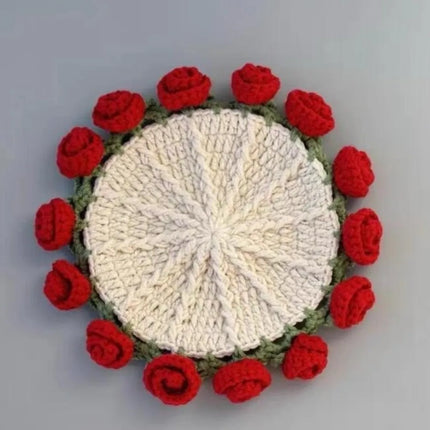 Handcrafted Convertible Yarn Rose Bouquet