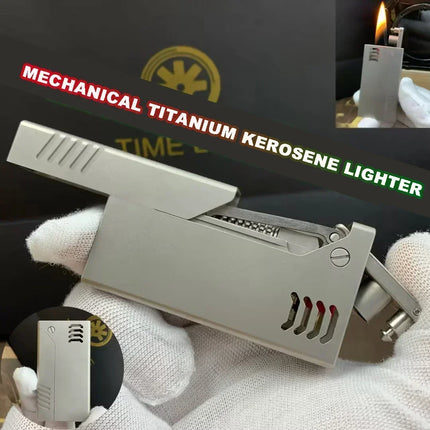 Mechanical Titanium EDC Stress Relief Lighter