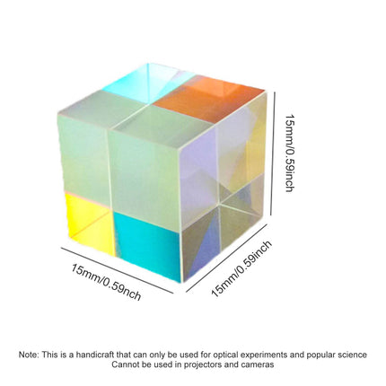 Colorful Light Reflecting Cube Home Decor