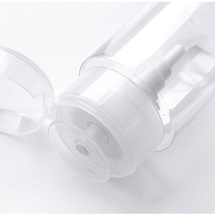 Transparent Refillable Cosmetic Storage Travel Bottle