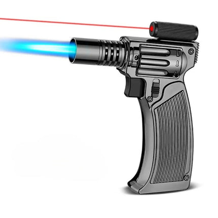 Inferno Strike Metal Windproof Laser Torch Lighter