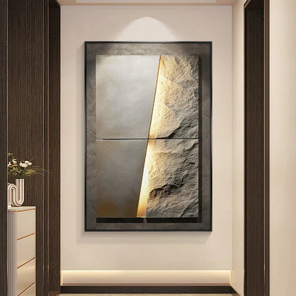 New Rock Texture Led Porcelain Wall Lamp