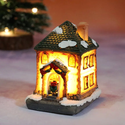 Winter Dreams LED Christmas House Figurines
