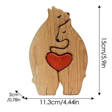 Loving Bears Interlocking Puzzle Decor