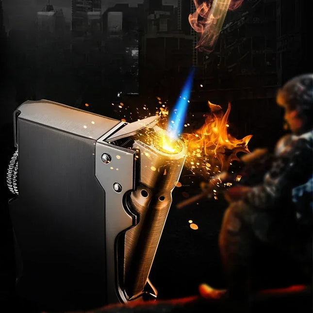 Fire Storm Metal Butane Lighter