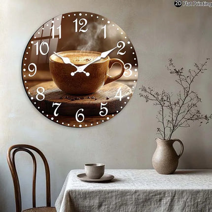 Cafe Inspired Coffee Wall Clock