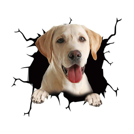 Car Scratch Hider 3D Puppy Sticker