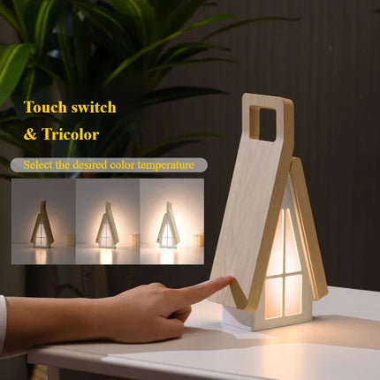 House-Shaped Foldable Table Lamp