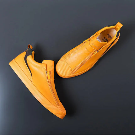 Autumn Vibe Leather Men Casual Shoes