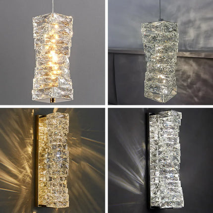 Icefall Crystal American Wall Lamp