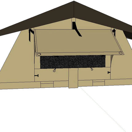 Quick Setup All-Weather Camping Foldable Car Roof Tent