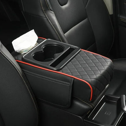 Console Craft Multi-Pocket Car Armrest Pad