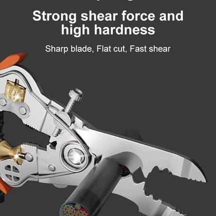 Heavy-Duty 10in1 Wire Cutter Stripping Pliers