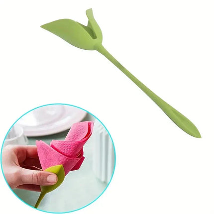 Lily Flower Napkin Tissue Holder Set