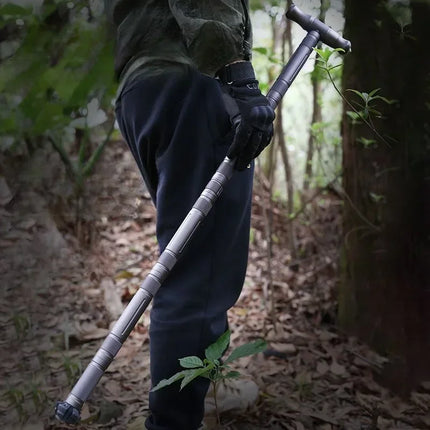 Tungsten Steel Multifunctional Foldable Self-Defense Walking Stick