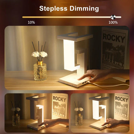 Levitating Glow Wireless Charging Lamp
