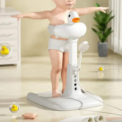 Duck-Shaped Non Slip Baby Bath Rack Stand