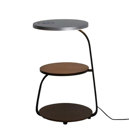 Wireless Charging Wooden Soft Glow Lamp Desk