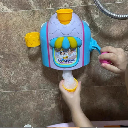 Ice Cream Bubble Foam Maker Bath Toy