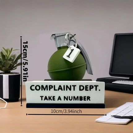 Passive-Aggressive Office Energy Desk Sign