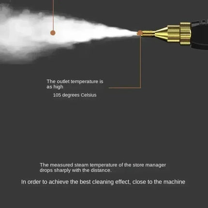 High-Pressure Portable Steam Jet Water Surface Cleaner