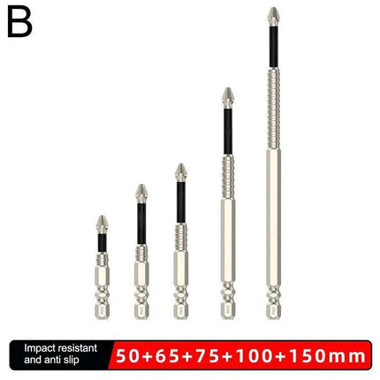 Magnetic Anti-Slip Screwdriver Bit Set