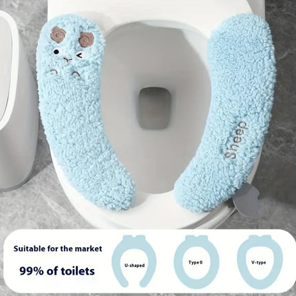 Cozy Plush Warm Toilet Seat Cover