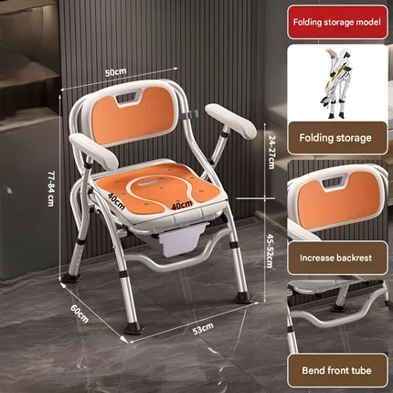Ergonomic Non-Slip Elderly Bathroom Chair