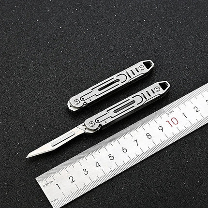 Replaceable Blades Foldable EDC Knife
