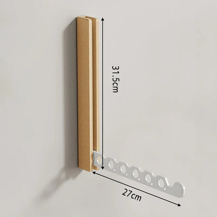 Scandinavian Style Foldable Hanging Clothes Rack