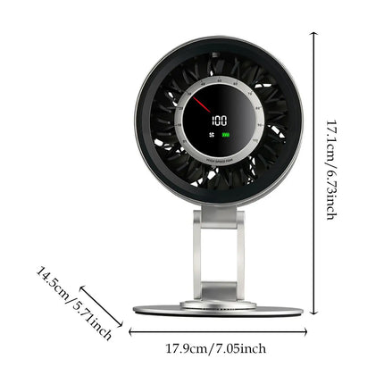 Ultra-Quiet Digital Display Bladeless Fan