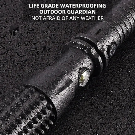 Tactical Self-Defense LED Flashlight Emergency Survival Tool